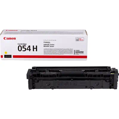 Canon Cartouche de toner haut rendement 054 H, jaune_0