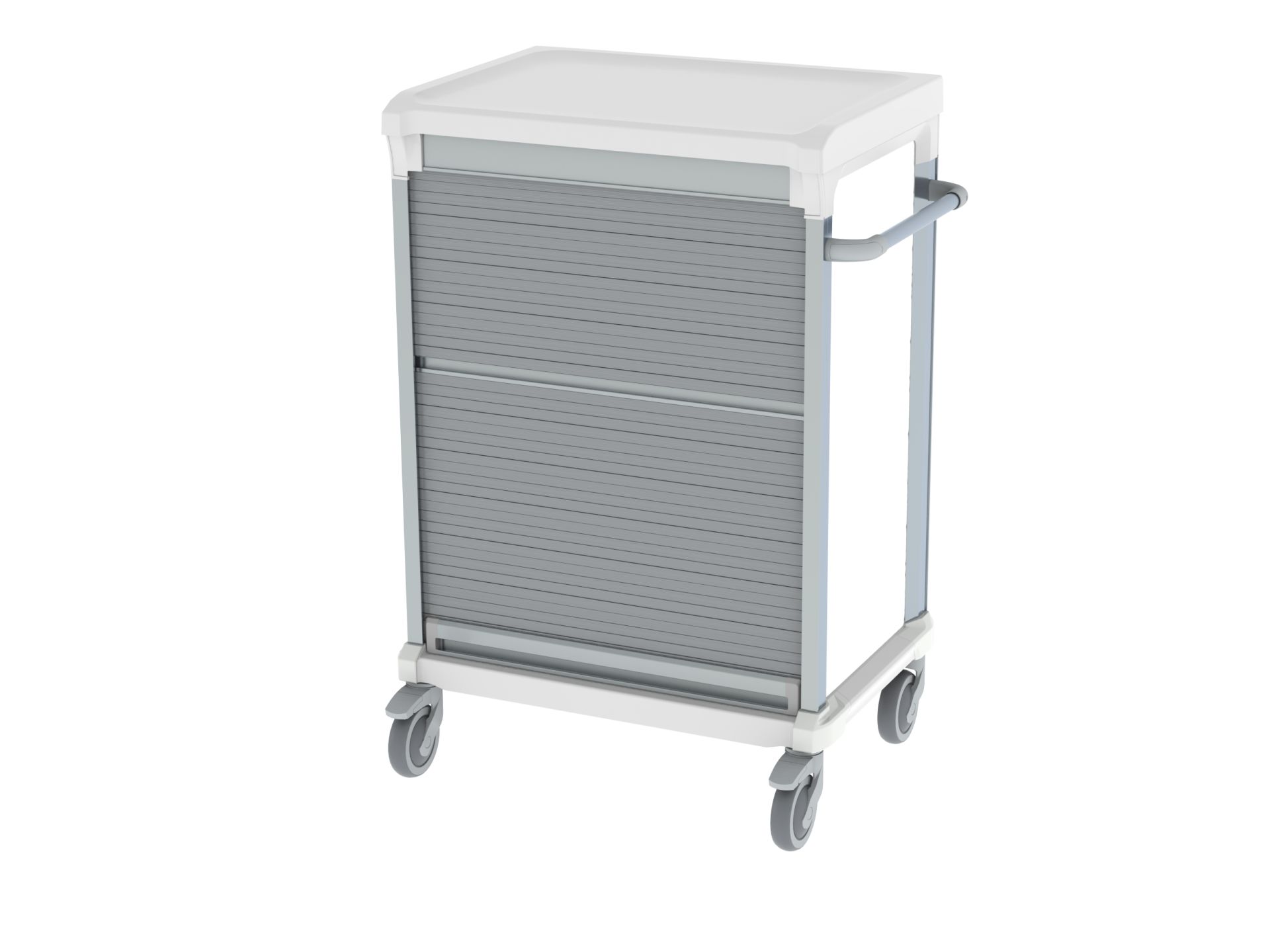 Chariot à plâtre à rideau modulable - WEECART-136 avec bacs et compartiments ajustables pour un stockage organisé_1