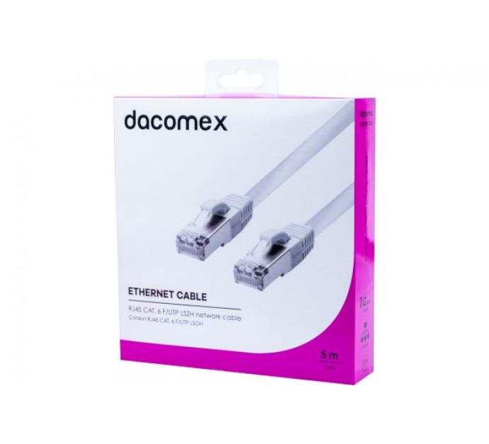 Dacomex - Cordon RJ45 CAT. 6 F/UTP LS0H Snagless Blanc - 5 m - Référence 199055_0