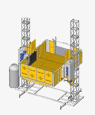 Monte-charge Elsa PM50 - Charge nominale 300-5000 kg - Vitesse de levage 12-30 m/min_0