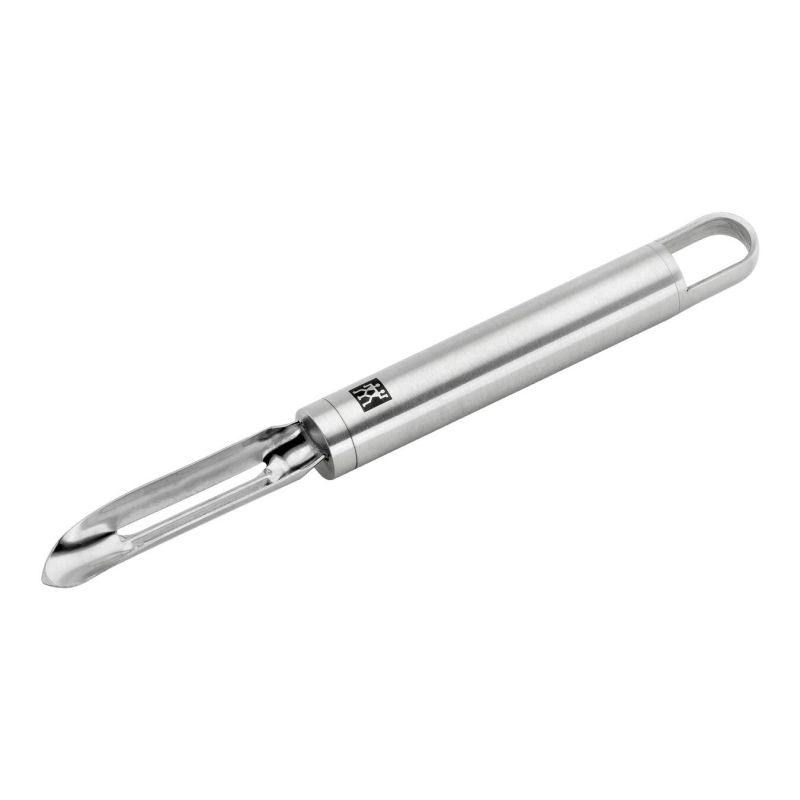 Éplucheur inox 18/10 - ZWILLING Staub France - lame double pour gauchers et droitiers - design minimaliste et ergonomique_0