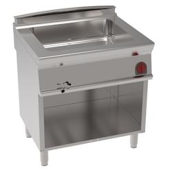 EURAST - Bain marie électrique gn 2/1 sur support ouvert - 800x700x900 mm - 2600 W 230/1V - 37920617 - inox 37920617_0