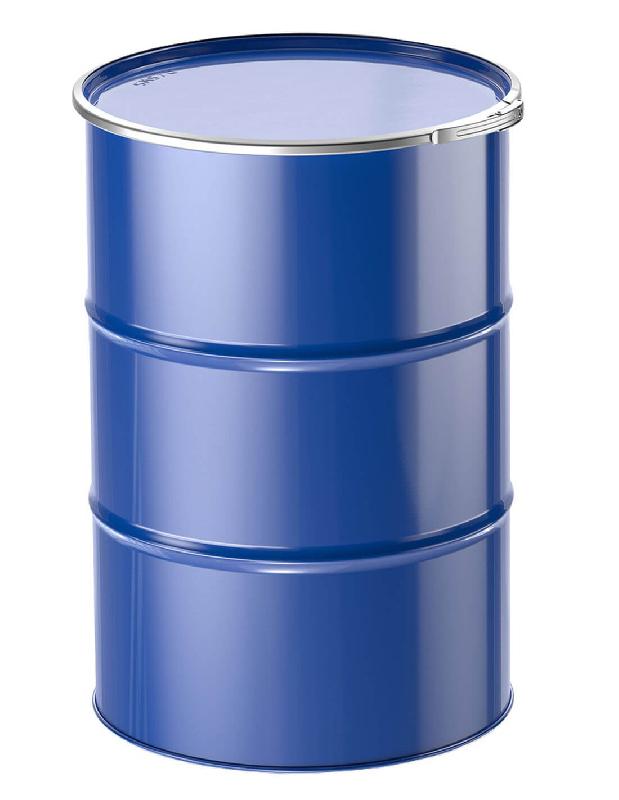Fûts Métal - 60L à 216L - à Ouverture totale - Bleu - 120 L_0
