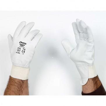 Gants de manutention - HANDSKIN IDAHO en cuir de chèvre - Protège-artère - Taille 9 - OPSIAL_0