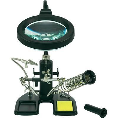 LAMPE-LOUPE AVEC TROISIÈME MAIN TOOLCRAFT 826054