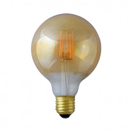 Led fil cob globe g95 e27 4w 2700°k golden blister_0