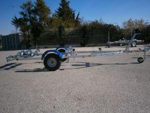 Remorque bateau 500 kg PTAC - CU 350 kg - Galaxy multi-rouleaux avec moyeux à bain d'huile_0