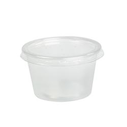 Packnwood FHC - 1000Pcs - Pot plastique PP transparent rond H43mm 110ml - transparent plastique 210POPP35_0