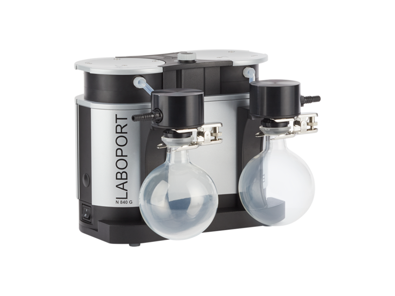 Pompe de laboratoire à vide et membrane - LABOPORT® SR 840 G - Débit max. 34 l/min - Résistante aux produits chimiques_0