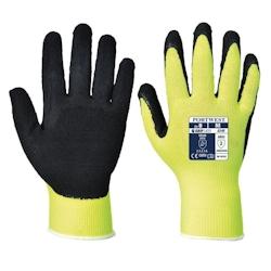 Portwest - Gants manutention enduit mousse de latex GRIP HV Jaune Taille 7 - jaune 5036146000395_0
