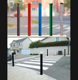 Potelets fixes - Groupe Arcadias - Acier, fonte, inox - Haute visibilité - Fixes ou amovibles_0