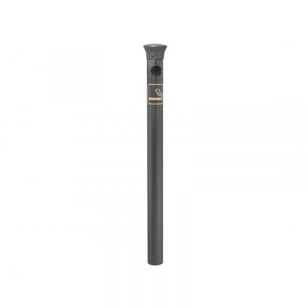 Potelets fixes - Virage S.A. - diamètre 60 mm - potelet cendrier en acier avec 4 pommeaux au choix_0