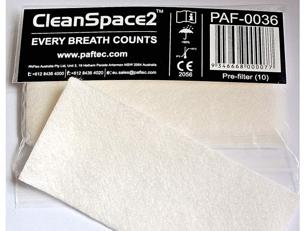 Pré-filtres à particules de haute qualité et ignifugé pour CLEANSPACE 2 (lot de 10) - PRV030_0