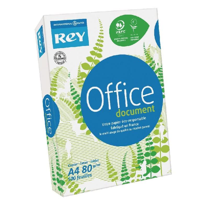 REY PAPIER OFFICE DOCUMENT- RAMETTE DE 500 FEUILLES - FORMAT A3 (80 G/M²) - COULEUR BLANC (PRIX UNITAIRE)