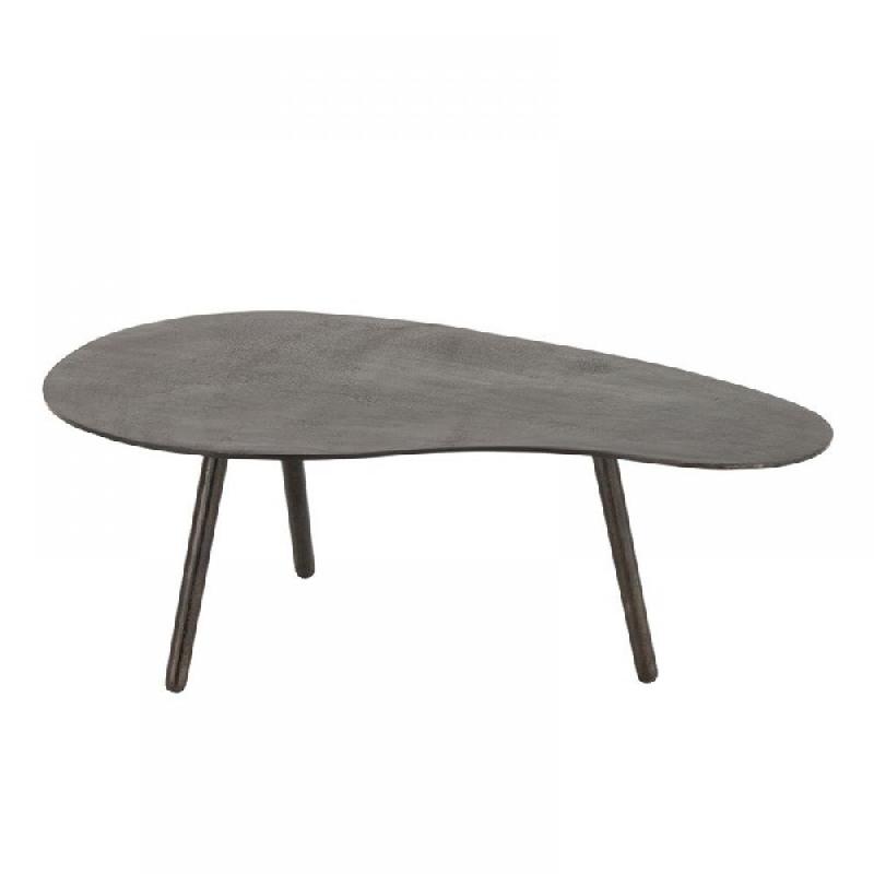 TABLE DE SALON MISTE EN ALUMINIUM NOIR / SMALL_0