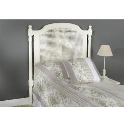 Tête de lit Helena 90 cm -  Blanc Autre Bois Amadeus 100x5 cm - blanc Bois massif 3520071025537_0