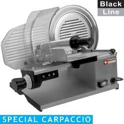 Trancheuse professionnelle - lame ø 275 mm - spéciale carpaccio et fromages - capacité de coupe 200x150 mm - aluminium anodisé_0