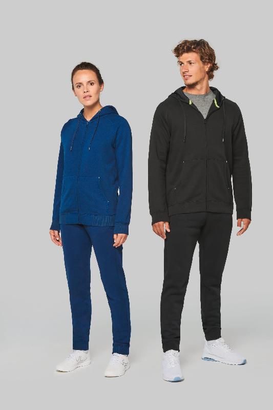 Veste de travail zippée à capuche unisexe - Réf: PA383 - PROACT_0