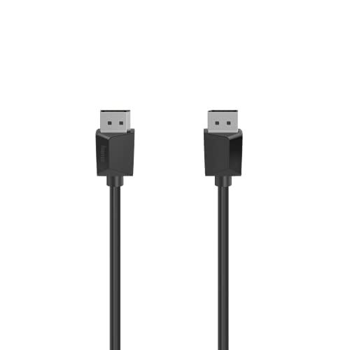 Hama 00200696 - Câble DisplayPort 1,5 m noir - Version 1.2 - Résolution 4096x2160 pixels_0