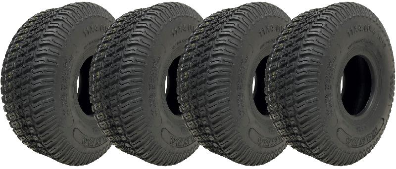 11x4.00-4 pneu tondeuse 4ply Multi turf grass - pneu gazon - Wanda P332 set of 4_0