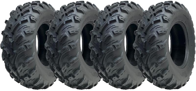 25x10.00-12 (255/65-12) 4ply ATV Tyres P3080 OBOR Pinacle Road Legal (Set of 4)_0