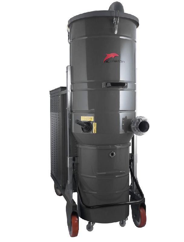 Aspirateur industriel eau et poussière - 7,5 kW - 100L - Débit 700 m³/u - Dépression 4000 mm H2O_0