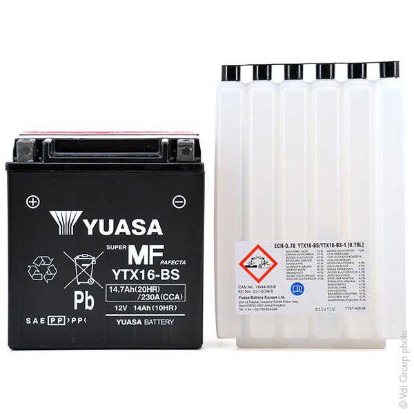 BATTERIE MOTO YUASA YTX16-BS 12V 14AH_0