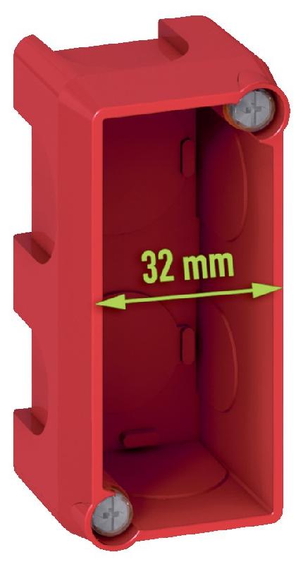 Boîte d’encastrement batibox pour maçonnerie ip20 en plastique 1 module p 40mm - LEGRAND - 080140 - 419557_0