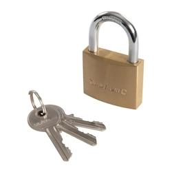 Cadenas en Laiton 40 mm - Sécurisé et Durable - Protection Optimale pour Vos Effets - Silverline - jaune 5024763009433_0