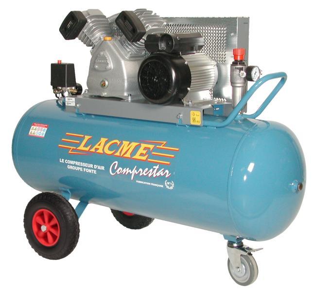 Compresseur 150 litres lacmé : comprestar 23v150m - 330449_0