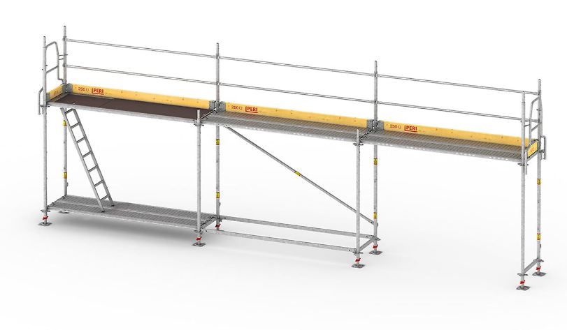 Échafaudage de façades PERI UP Easy - PERI SAS - cadre innovant, largeur 67 cm, sécurité accrue_0