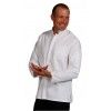 Eric - Veste de cuisine légèrement cintrée - Vincent Albane - Zip sous patte - Manches longues avec revers_0