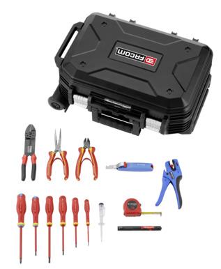 FACOM - Valise de maintenance électrique 14 pièces - BV.R30CM2PB - Tournevis, pinces, éclairage et rangement_0