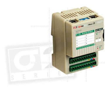Générateur de signaux AO-08HL - 8 sorties analogiques configurables - CANopen avec double connecteur RJ45_0