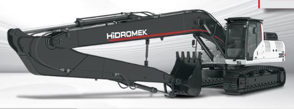HMK 370 LC LR - Pelle long bras pour nettoyage de canal, amélioration de ruisseau et carrières de sable_0