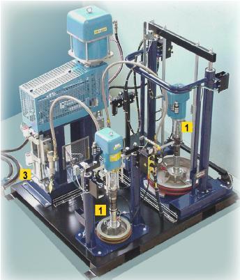 Installation de dosage pour produits épais - Sames-Kremlin-Rexson - pompage et dosage 1 à 3 composants_0