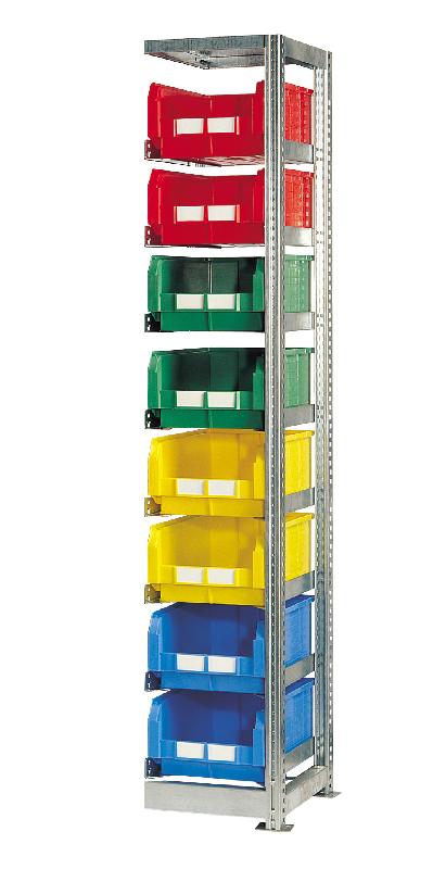 Kit suivant - Rayonnage TR H.2010 mm pour bacs et caisses L.300 x P.500 mm - Hauteur utile 1900 mm_0