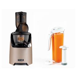 Kuvings Kuving's - Extracteur de jus vertical EVO820 + kit de conservation de jus sous vide - Champagne Gold - doré 3760211390525_0