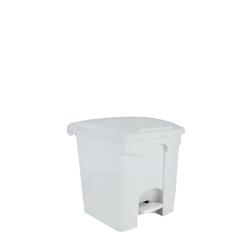 Medial International Contitop Conteneur mobile à pédale Polypropylène Blanc 30 lt - blanc plastique polypropylène 115350_0