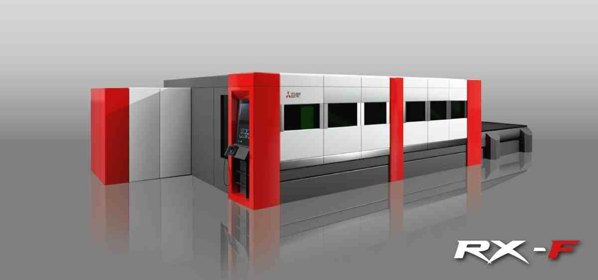 Machine de découpe laser fibre 2D - Mitsubishi RX-F - 4/6/8 kW - Grands formats 4050x2060 - Commande numérique M700_0