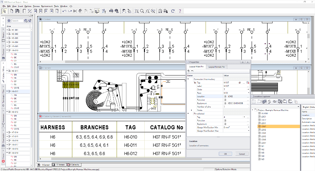 Module complémentaire pour la conception et la fabrication de harnais, basés sur les schémas créés dans le logiciel SEE Electrical Expert -Harness Engineering_0