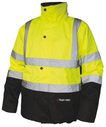 PARKA HAUTE VISIBILITÉ JAUNE DOUBLURE FIXE MACH