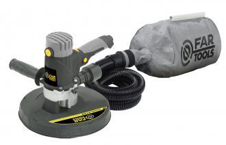Ponceuse à bande - Ø 225 mm - 1200W - 301291 - avec récupération de poussière et 6 disques abrasifs_0