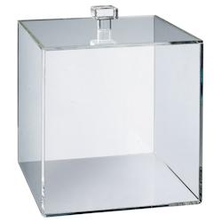 SOLIA Cube PMMA 150x150 mm avec couvercle - par 6 pièces - transparent plastique PS33505_0