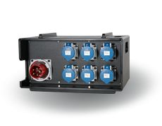 114-05-517 - Coffret de distribution empilable - Indu Electric avec socle de connexion CEE 63A 400V 5P_0