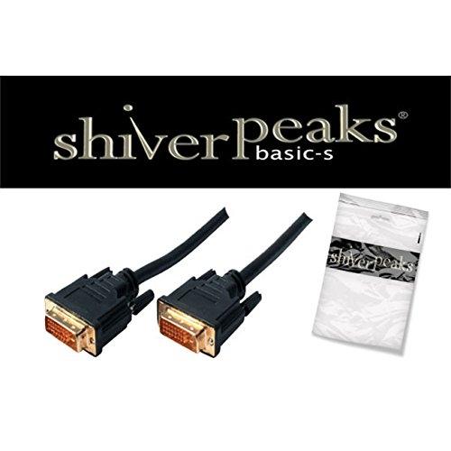 SHIVERPEAKS - SHIVERPEAKS BASIC-S DVI Kabel - DVI-D 24+1 Stecker - BS77_0