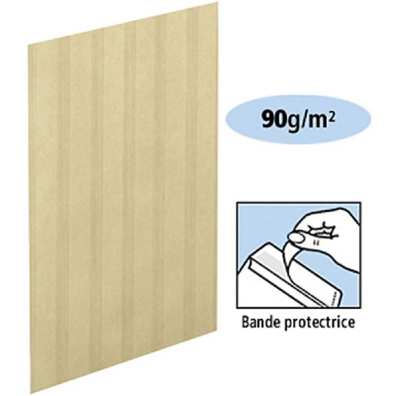 COURONNE BOÎTE DE 500 POCHETTES SANS FENÊTRE QUALITÉ + - AUTO-ADHÉSIVES - EN KRAFT BLOND ADOUR - 176 X 250 MM (90 G/M²) - COULEUR KRAFT BLOND