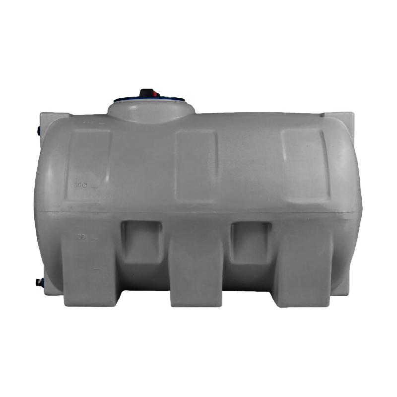 Cuve 300l Aérienne De Récupération D'eau - Réservoir Horizontal Gris - Elbi Cho300_0