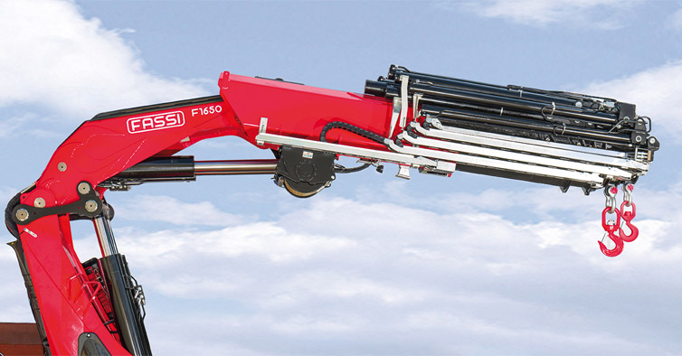 Grue auxiliaire Fassi F1650RA XHE-Dynamic - 130 tm - Bras hydraulique jusqu'à 31,60 m avec jib_0