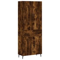 Helloshop26 - Buffet bahut commode armoire meuble de rangement organisateur cuisine salle de séjour salon haut 69,5 x 34 x 180 cm 02_0033444 - 300021_0